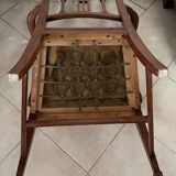 Art Deco armchair with armrest