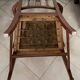 Art Deco armchair with armrest