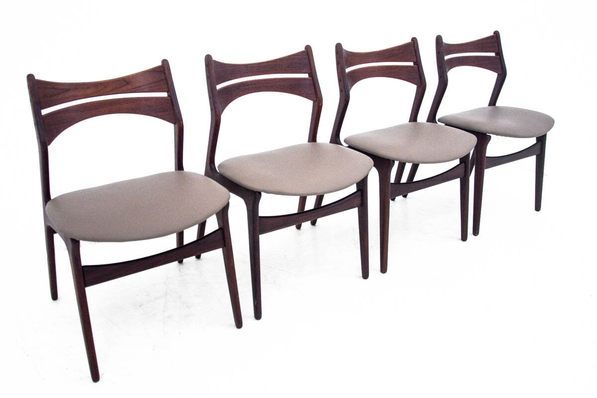 Chaises, design danois, design des années 1960 par Eric Buck.