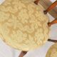 Pair of chairs in turned wood and fabric, vintage, dating from 1960.