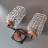 Double wall lamp Philips vintage Scandinavian design