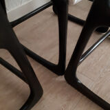 Suite of 4 Baumann "Sleigh" chairs - 1950
