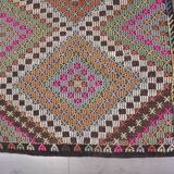 Oushak Vintage Hallway Runner Rug