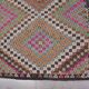 Oushak Vintage Hallway Runner Rug