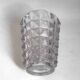 Vase cristal pointe de diamant années 50 hauteur 21,5 cm