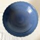 Signed blue stoneware fruit bowl