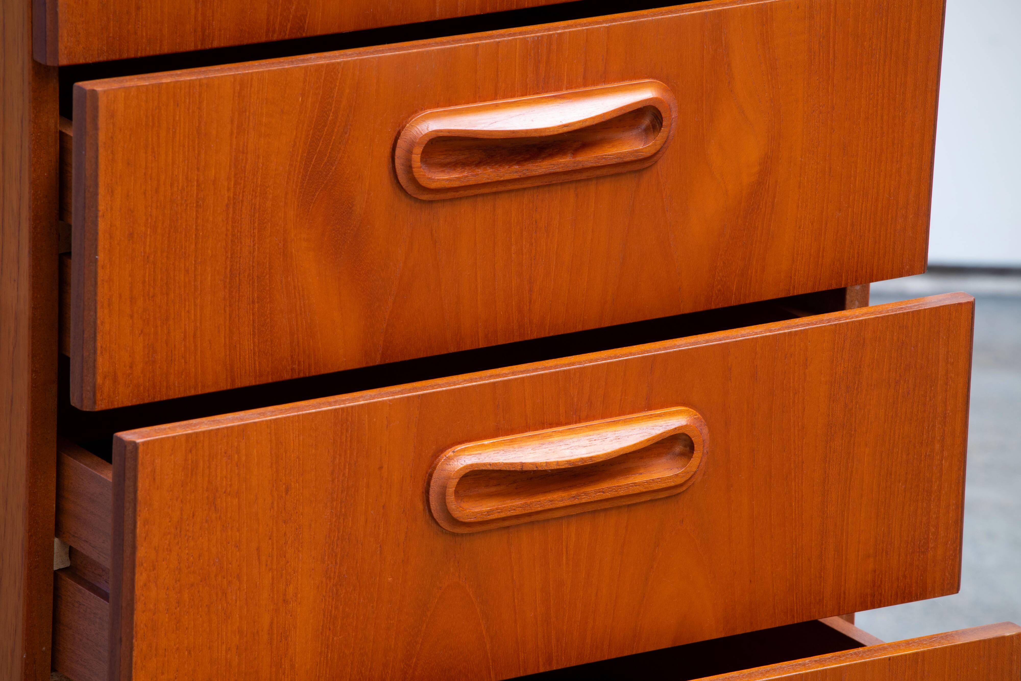 Scandinavian chest of drawers, vintage 1960