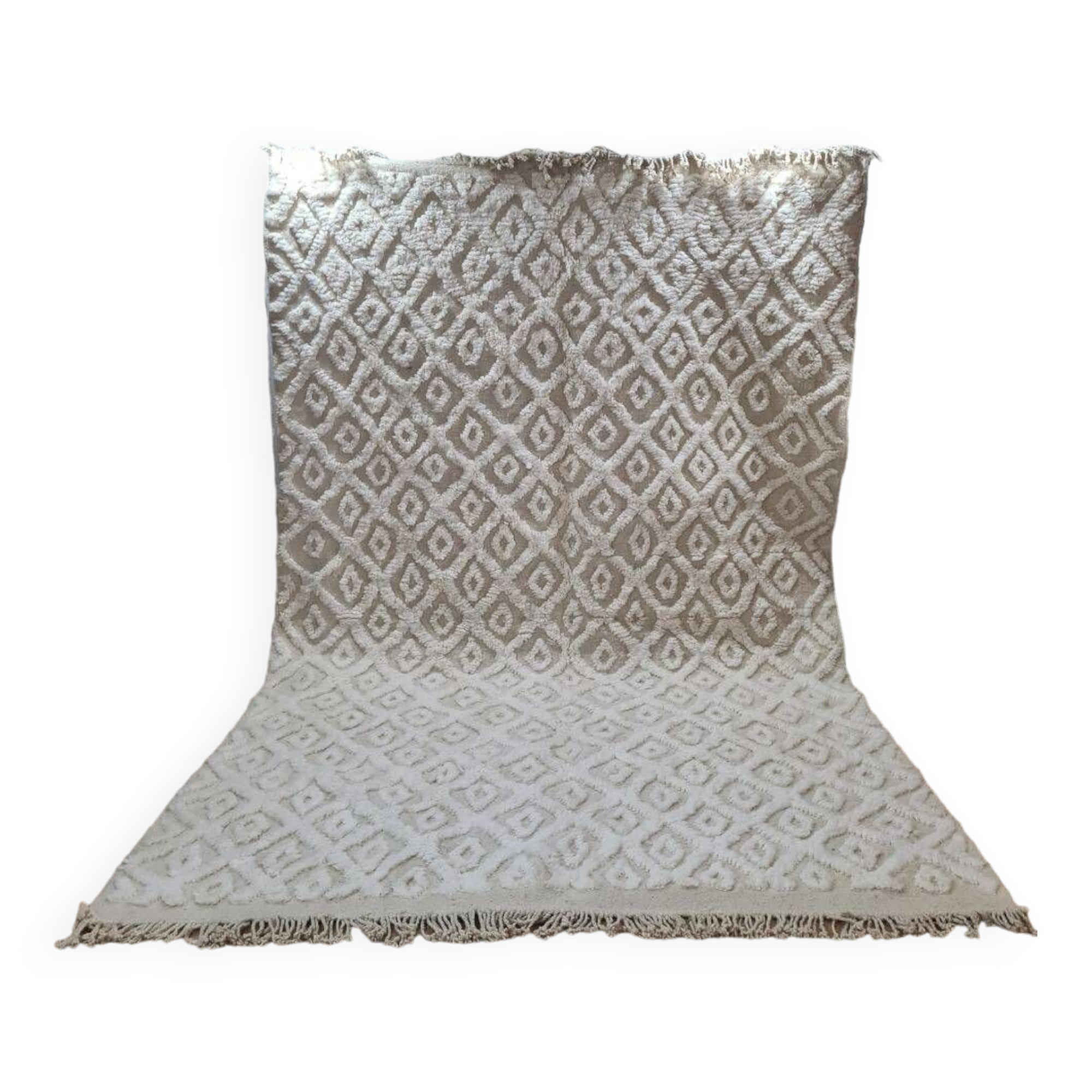 Handmade wool Berber rug 300X200 cm