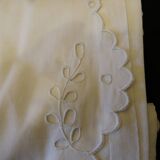 Sheet former monogram and scalloped