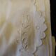 Sheet former monogram and scalloped