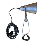 Old ikea fas clip lamp model k0201 globe aluminium vintage #e