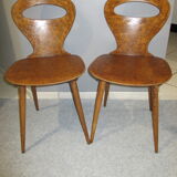 Suite 4 chairs Bistro Baumann model Ant 1960