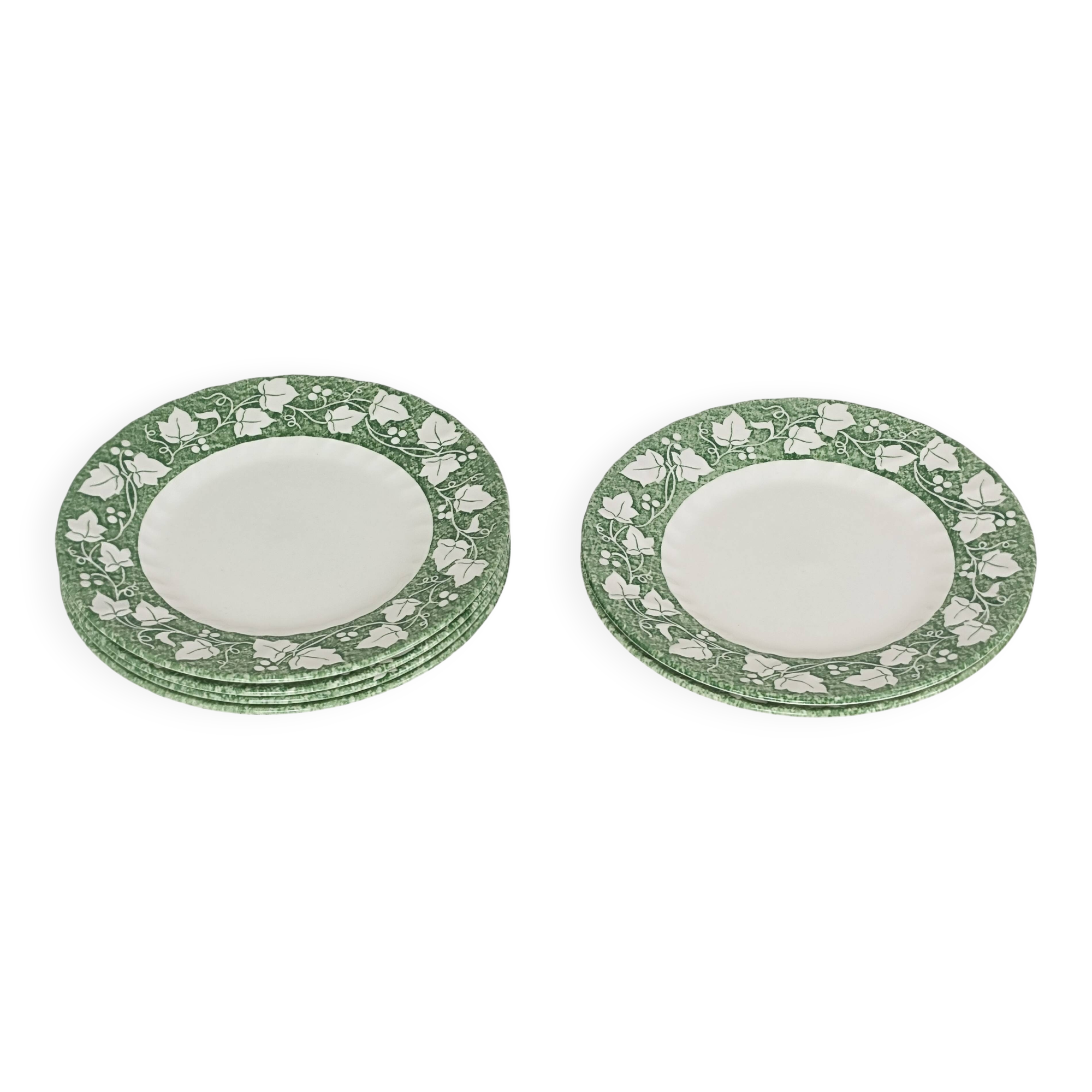 6 Churchill English dessert plates