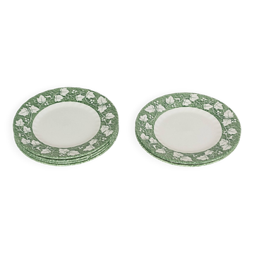 6 assiettes à dessert anglaises Churchill