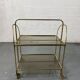 Vintage rolling golden folding service