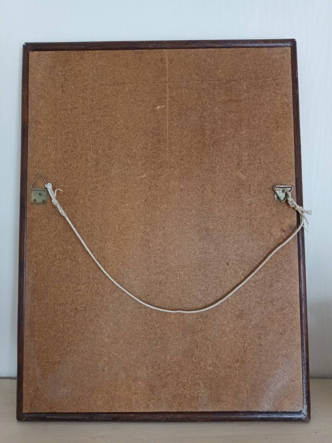 Vintage Bamboo Beveled Mirror