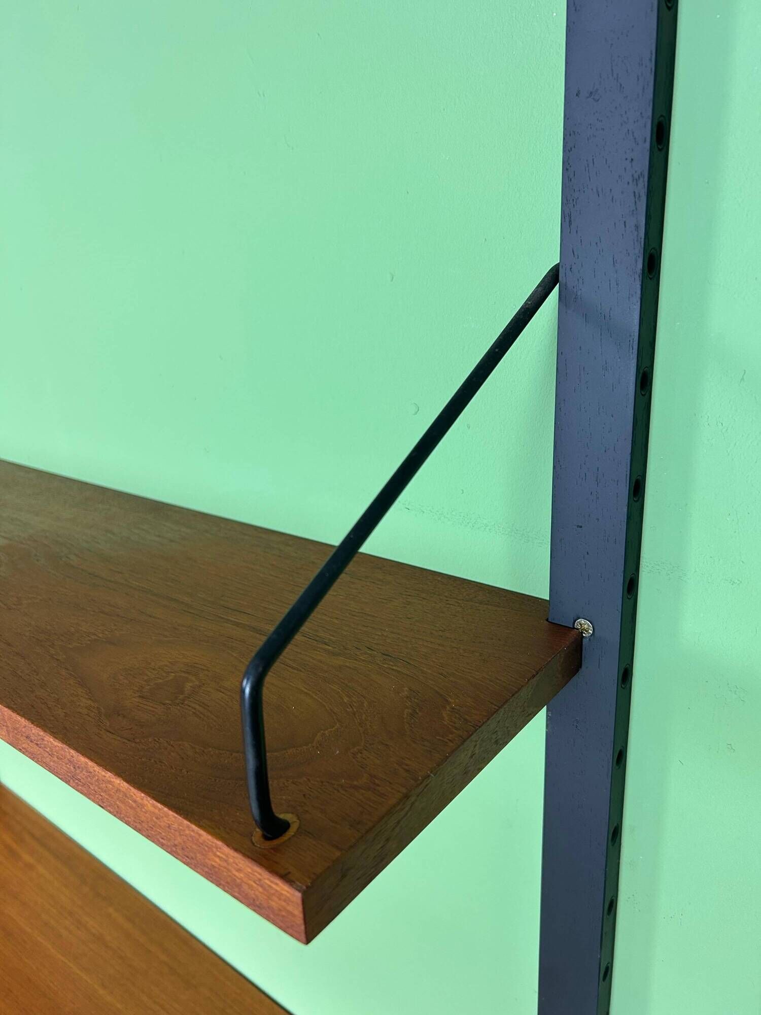 Poul Cadovius Mid- Century Modern Modular Teak Wall Unit Shelving for Cado