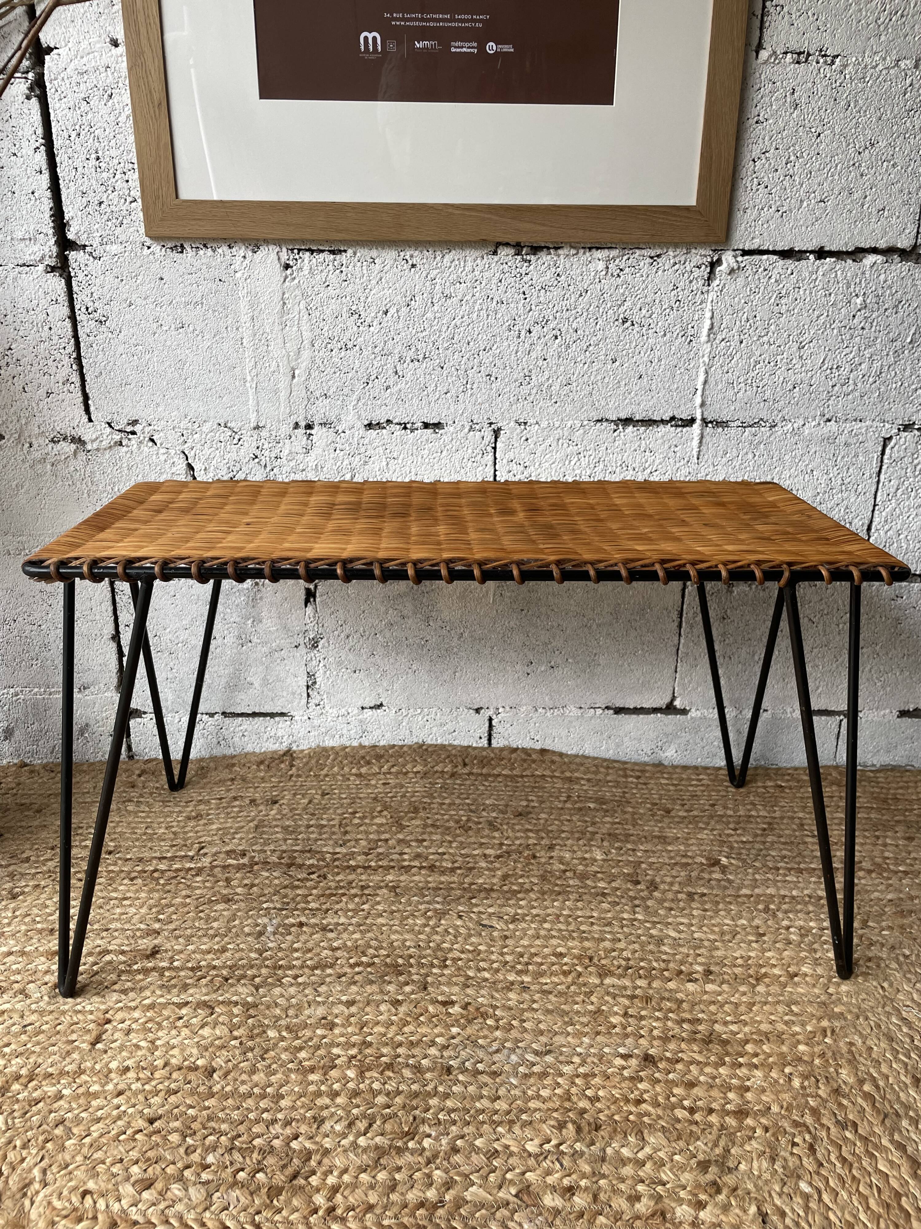 Raoul Guys rattan coffee table