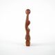 Sculpture en teck femme, design danois, années 1970, fabriquée au Danemark