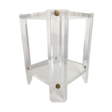 Side table in plexiglas Hollywood Regency 1980