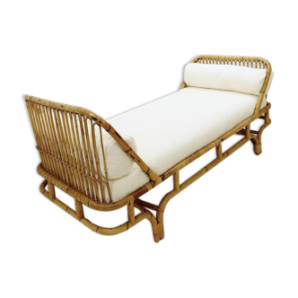 Mid-century bamboo single / day bed - Italy 1960s - A Pair Available