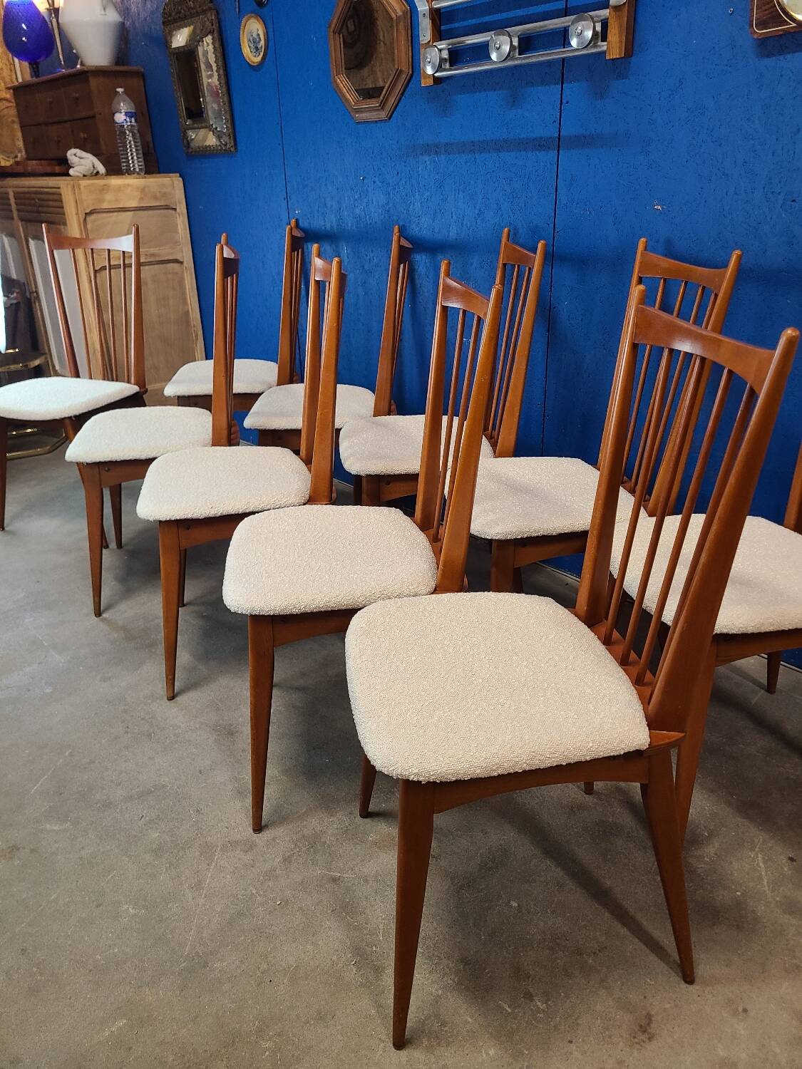 Chaises années 60 scandinave rénovées
