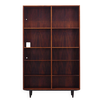 Rosewood bookcase, Danish design, 1970s, manufactured by Omann Jun