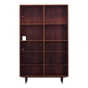 Rosewood bookcase, Danish design, 1970s, manufactured by Omann Jun