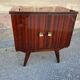 Chevet table de nuit design 1960 vintage scandinave pieds compas