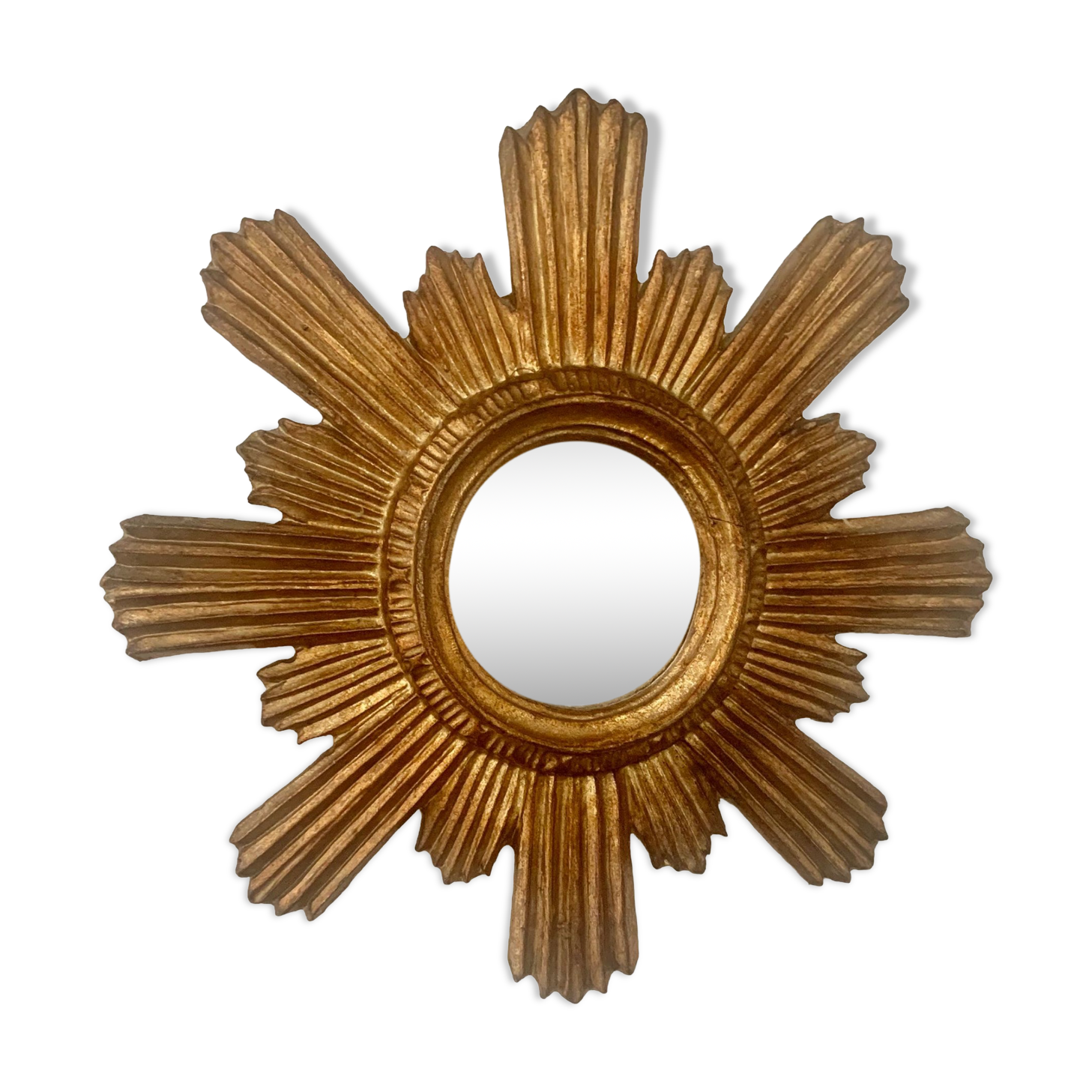 Vintage sun mirror, Italy 1950s