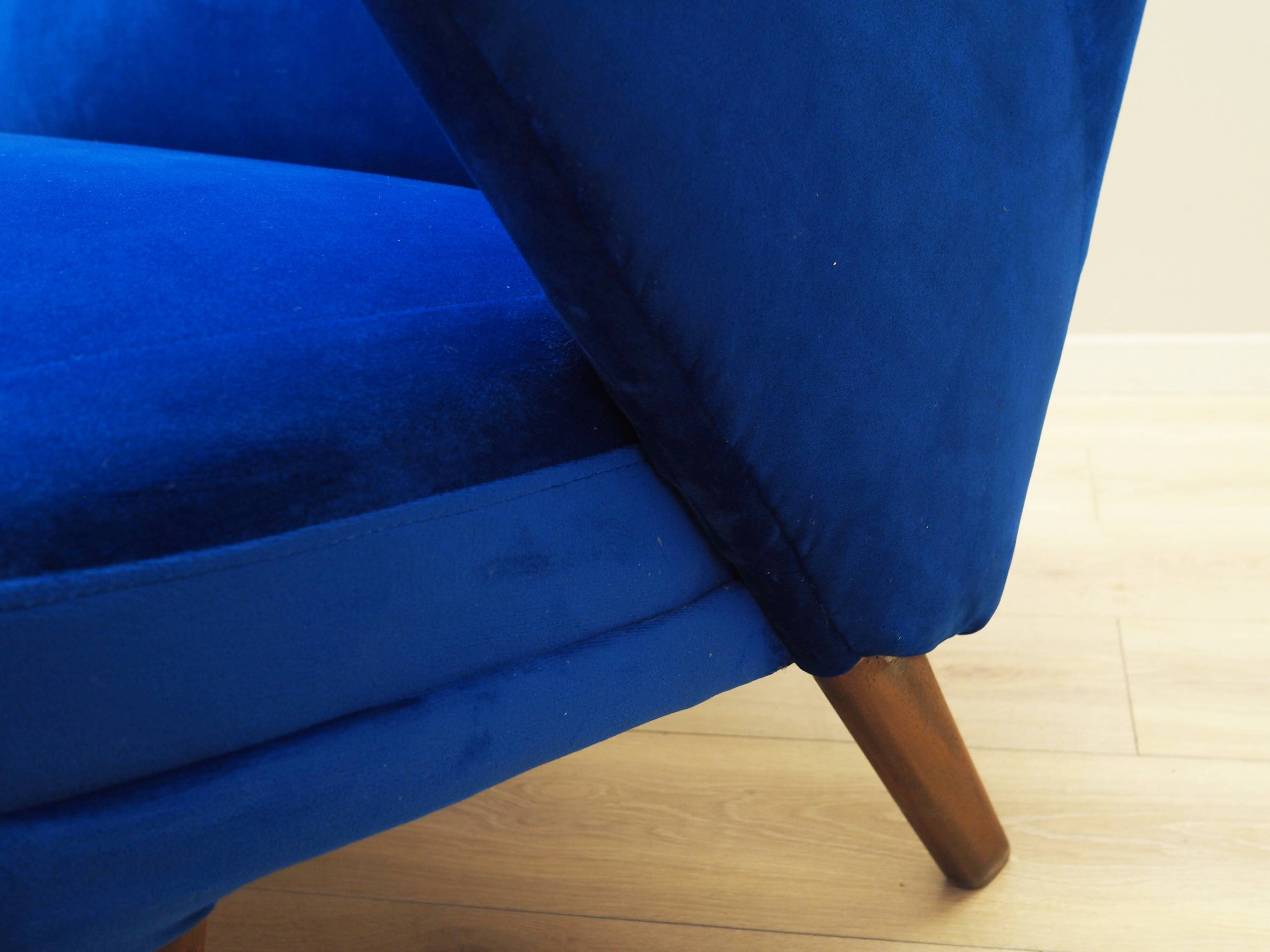 Blue living room set, Danish design, 1960s, designer: Chresten Findahl Brod