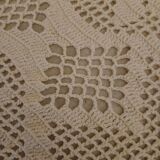 2 antique crocheted bedspreads