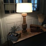 Ancient oak lamp