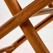 Foldable bamboo chair