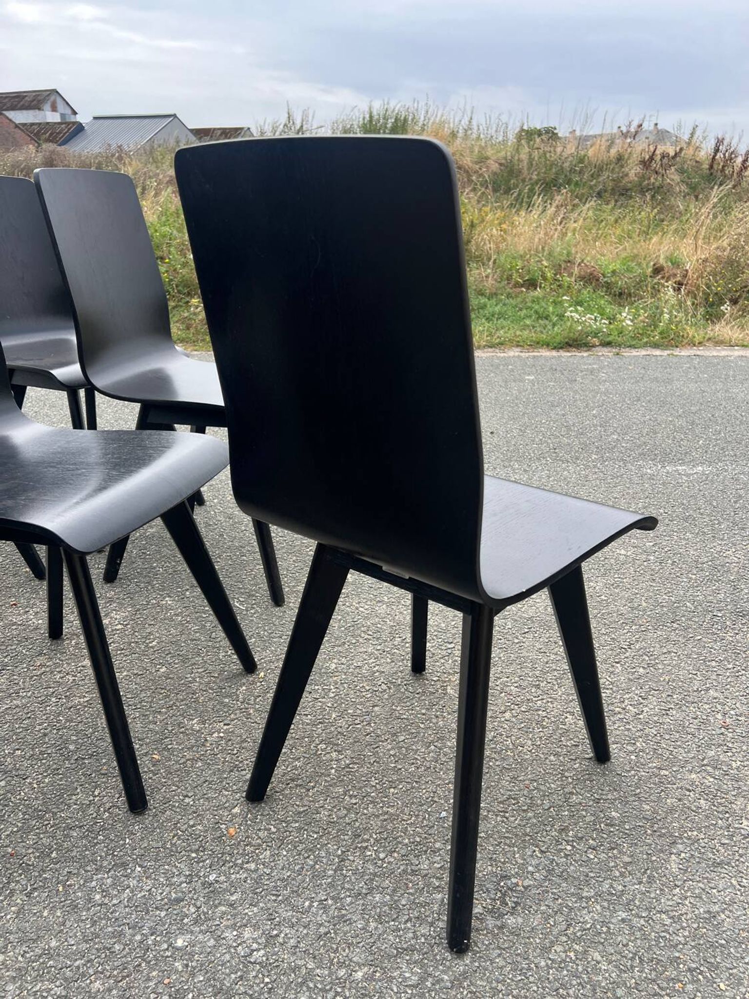 Set of 8 Scandinavian chairs