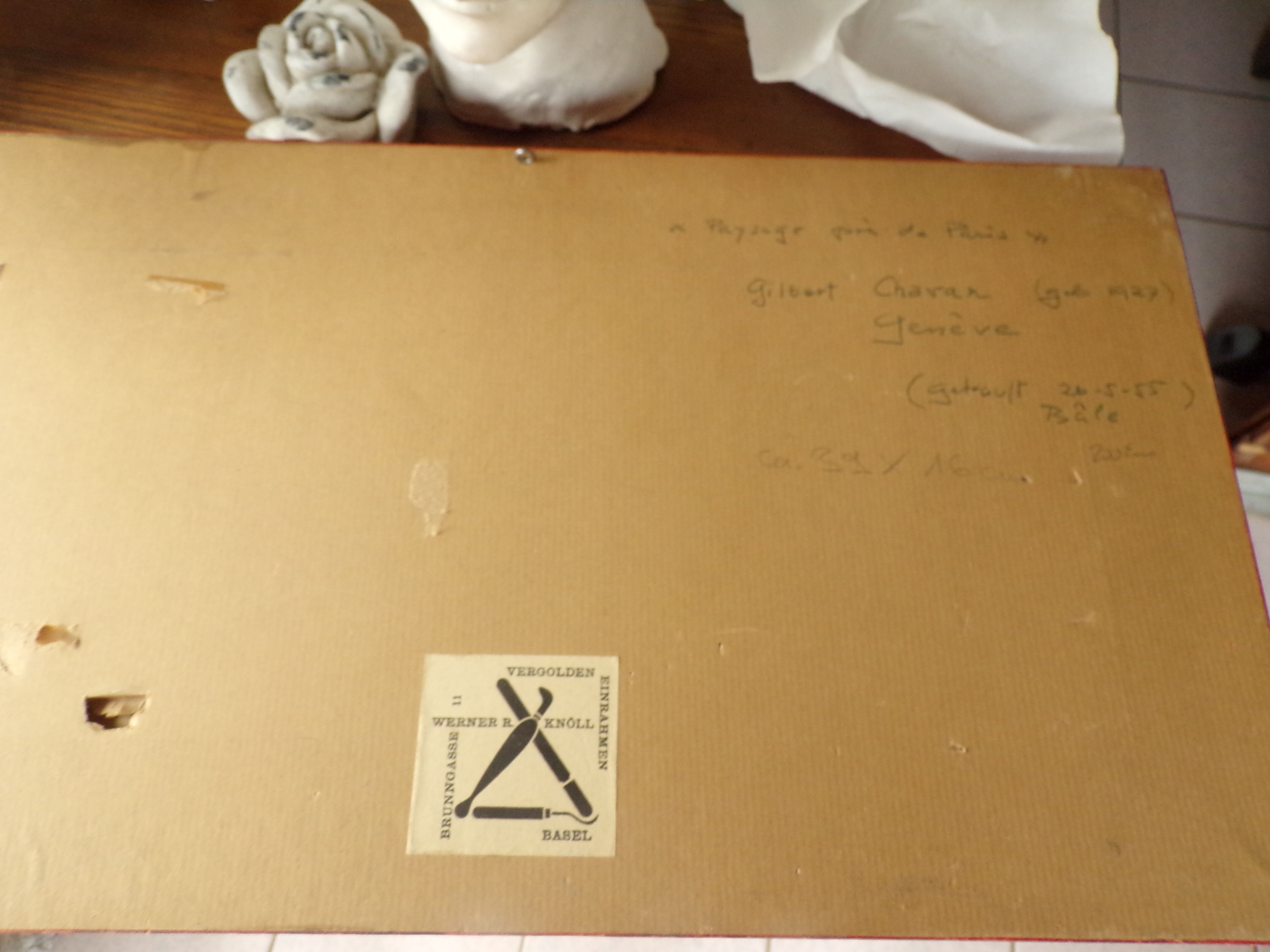 Oil on panel by Gilbert Chavan