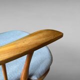 Chaise à dossier haut par Albert Haberer pour Hermann Fleiner