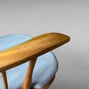 Chaise à dossier haut par Albert Haberer pour Hermann Fleiner