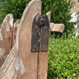 Old oak painter's stepladder