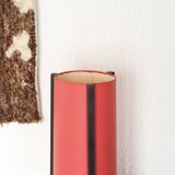 Floor lamp tripod rocket lamp red and black