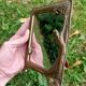 Brass retro mirror The Lady of the Lake