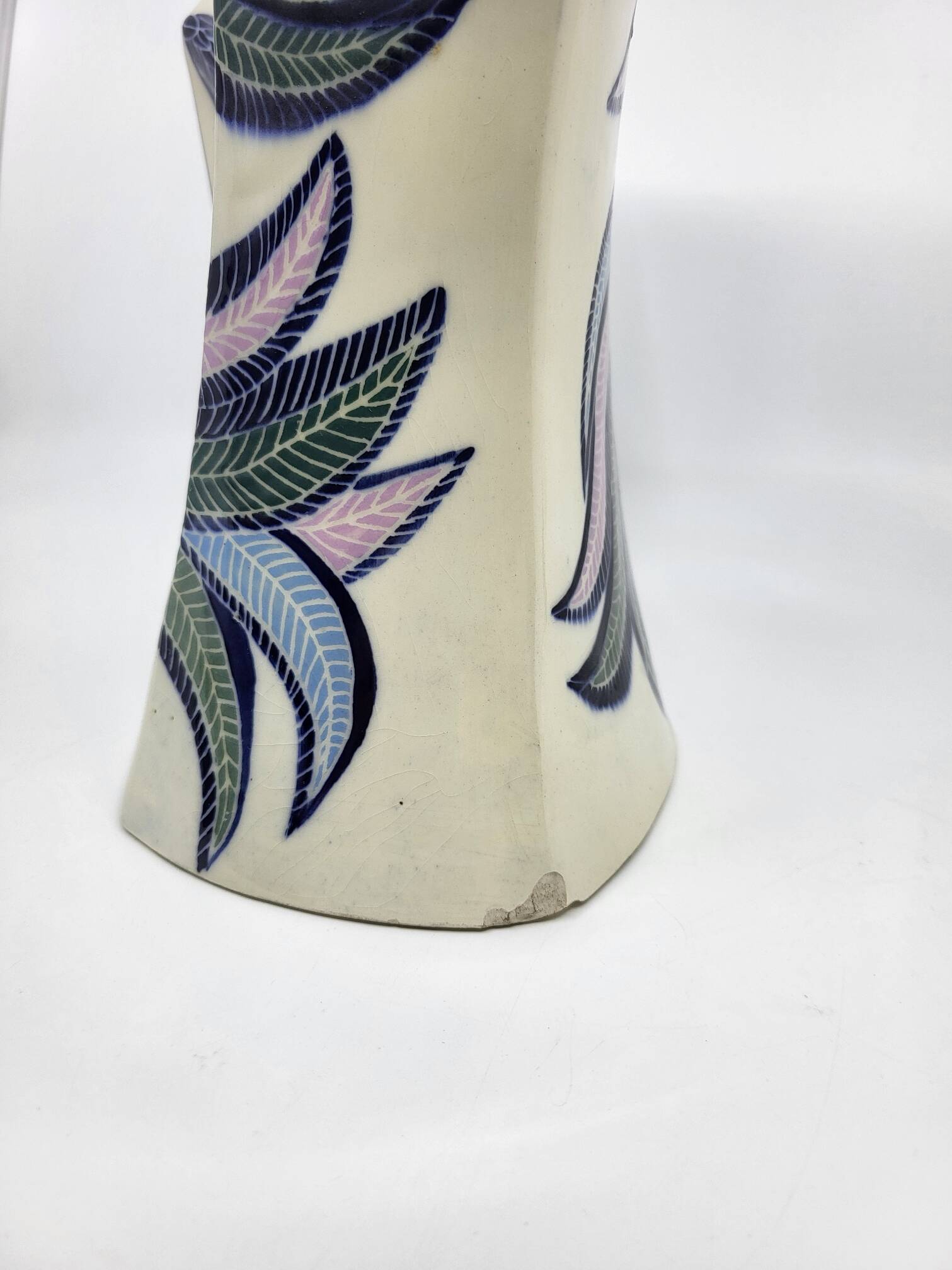 Gabrielle Mackiewicz Lizard Vase in French Ceramic 1970