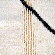 Beni Ouarain Moroccan Berber rug with black diamonds 238 x 160 cm new
