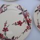 5 earthenware dessert plates Moulin des loups & Hamage model Bagatelle diam 21.5 cm