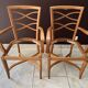 Paire de fauteuils Baptistin Spade 1940 en chêne clair