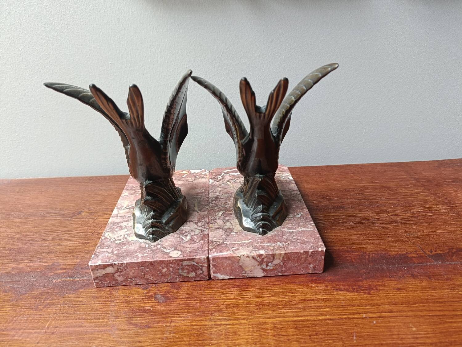 Art Deco Bird Bookends