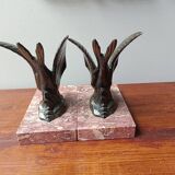 Art Deco Bird Bookends