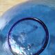 Mid-Century Murano Glass Plate: Cobalt Blue Guido Ferro Centerpiece