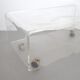Table basse en altuglas Michel Dumas Roche Bobois