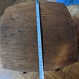 Tabouret pieds compas vintage